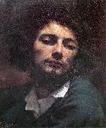Gustave Courbet Self portrait with pipe. Sweden oil painting artist